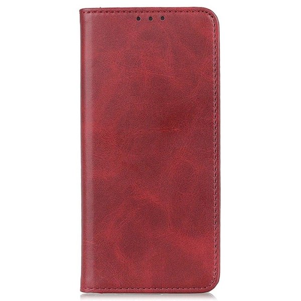Äkta läder OnePlus 11R / OnePlus Ace 2 fodral - Röd Röd