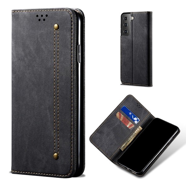 Farkut Samsung Galaxy S21 Flip Case - Musta Black