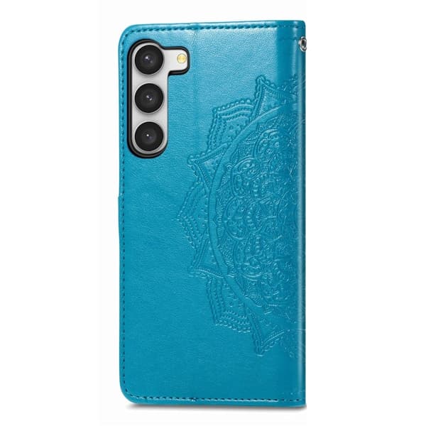 Mandala Samsung Galaxy S23 Plus Flippetui - Blå Blue