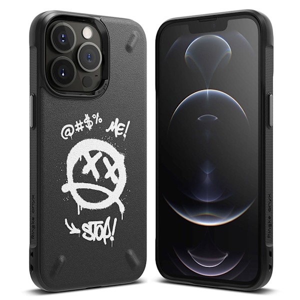 RINGKE ONYX DESIGN - iPhone 13 Pro - Graffiti Svart