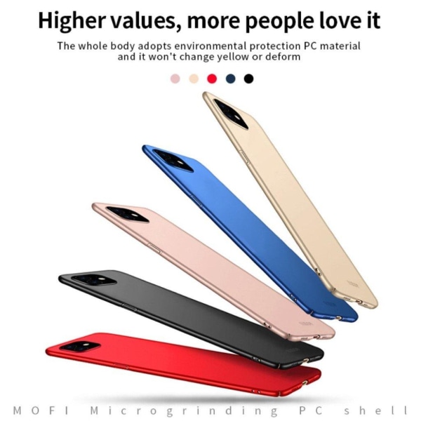 MOFI Shield Slim Frosted Hard Bumpresistent Case iPhone 12 Pro/12 - Blå Blue