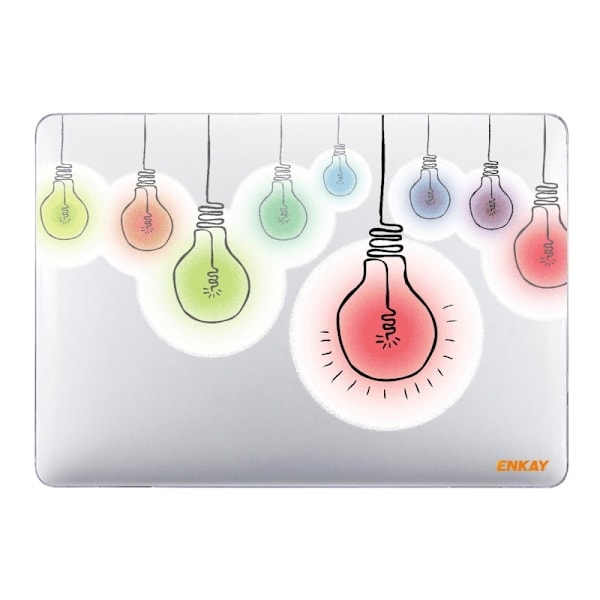 HAT PRINCE MacBook Pro 16 M1 / M1 Max (A2485, 2021) eloisan kuvioinnin tyylin suojus - Bulb Multicolor