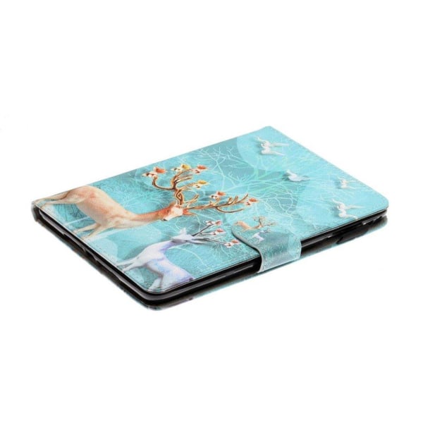 iPad Mini (2019) / Mini 4 cool pattern leather flip case - Elk Multicolor