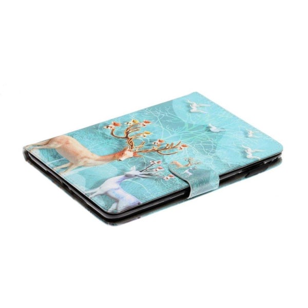 iPad Mini (2019) / Mini 4 cool pattern leather flip case - Elk multifärg