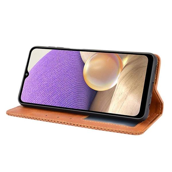 Bofink Vintage Samsung Galaxy A32 5G Læder etui - Brun Brown