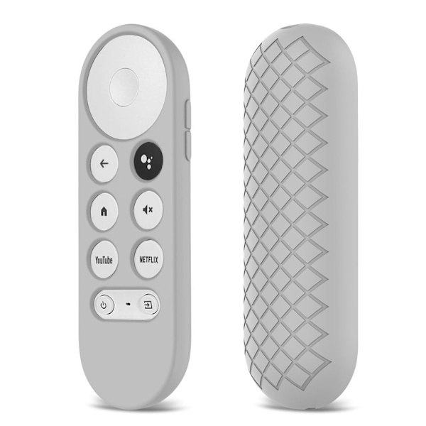 Google Chromecast 2020 TV-silikondeksel - Grå Silver grey