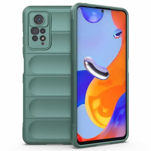 Blødt grebsformet cover til Xiaomi Redmi Note 11 Pro 5G / Xiaomi Redmi Note 11 Pro - Grøn Green