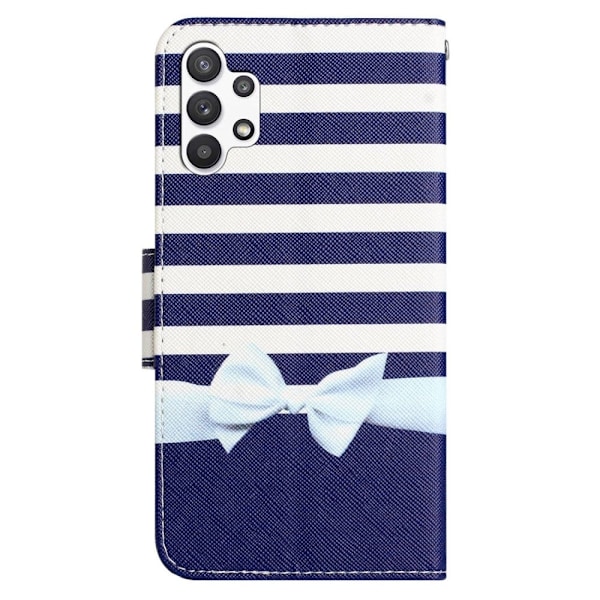 Wonderland Samsung Galaxy M32 5G / A32 5g Flip Etui - Sløjfe Blue