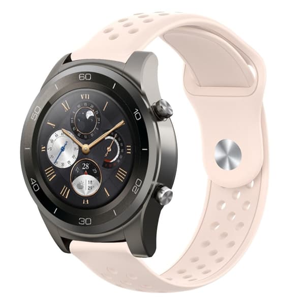 22mm Huawei Watch 2 Pro silikone Urrem - Lys Pink Pink