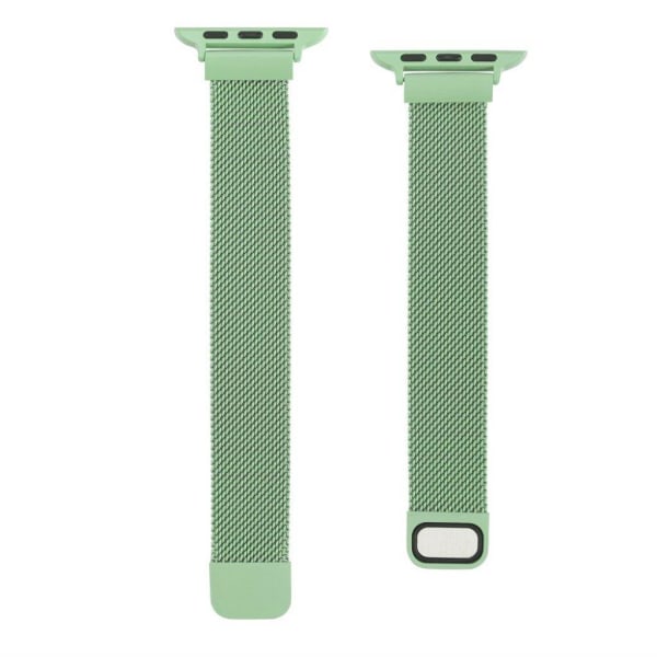 Apple Watch 42mm - 44mm rustfrit stål med urrem med magnetisk lås - Mint Grøn Green