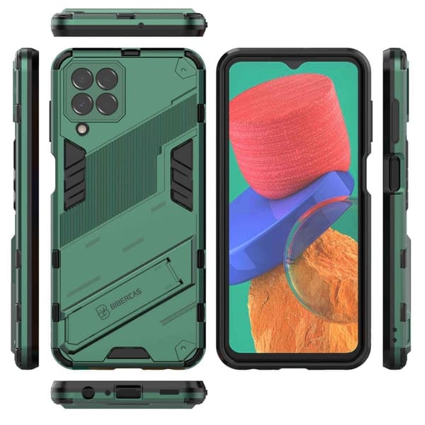 Støtsikkert hybriddeksel for Samsung Galaxy M33 5G - Grønn Green