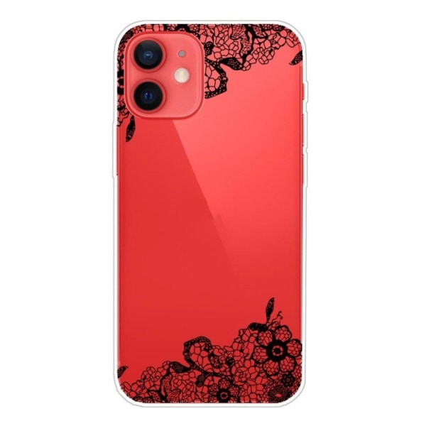 Deco iPhone 13 Suojakotelo - Lace Flower Black