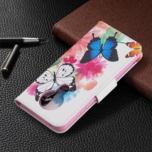 wonderland Nokia 3.4 flip etui - smuk sommerfugl Multicolor