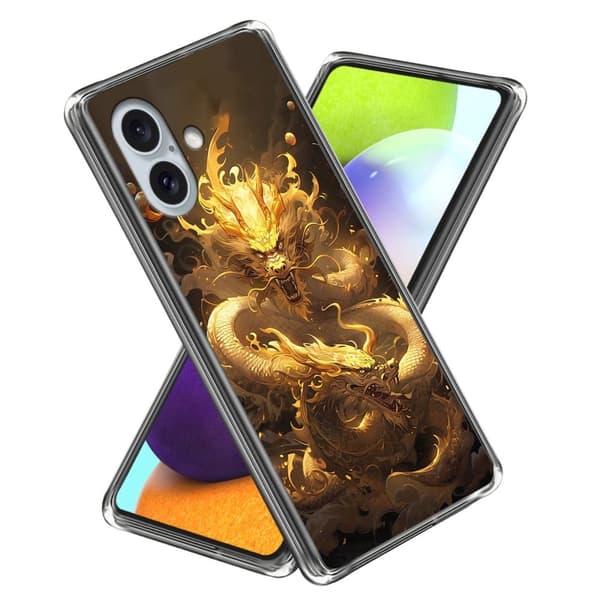 Vibe iPhone 16 -kansi - Tyyli H Gold
