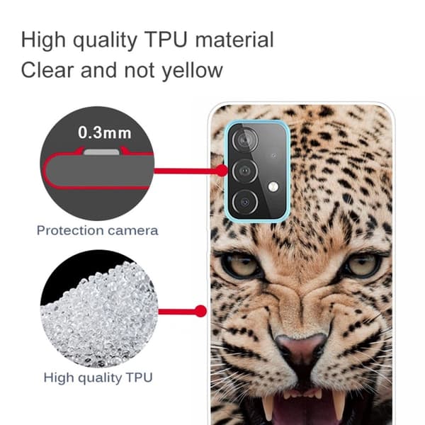Deco Samsung Galaxy A23 deksel - Leopard Brown