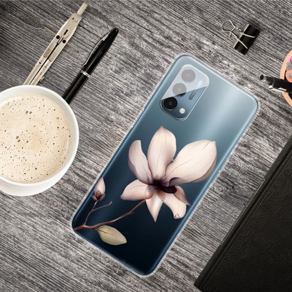 Deco OnePlus Nord N200 5G skal - Lilja Vit