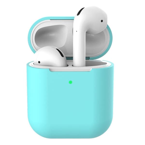 Apple Airpods silikon ladeenheten - Cyan Green