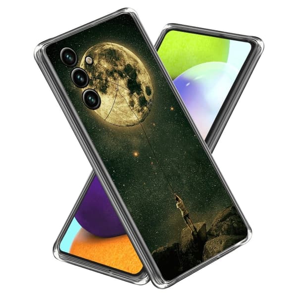 Deco Samsung Galaxy A54 skal - Måne Brun