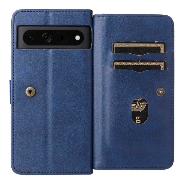 10-slot wallet case for Google Pixel 7 Pro - Dark Blue Blue