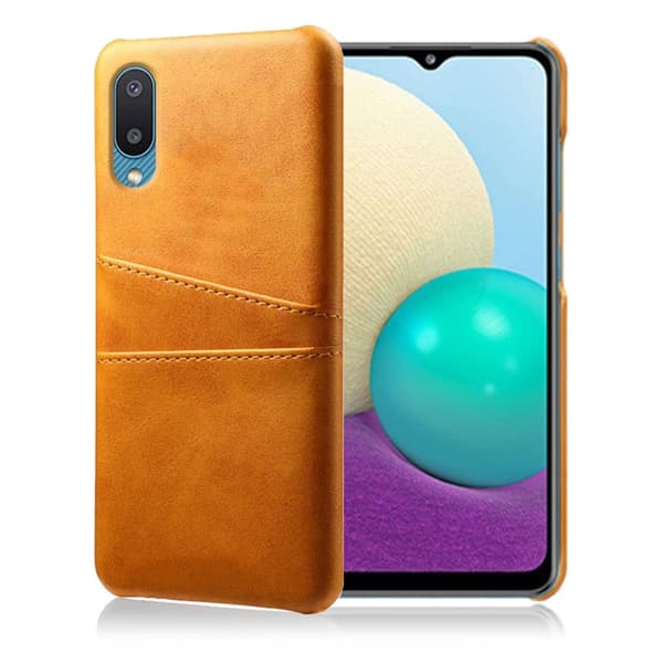 Dual Card Samsung Galaxy A02 kotelot - Oranssi Orange