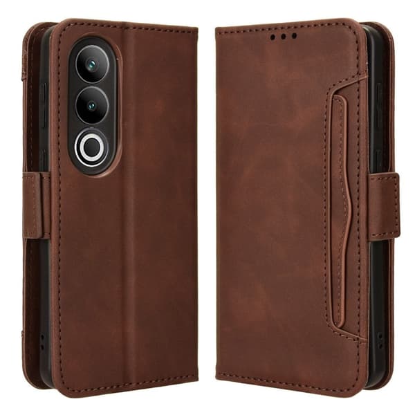 Modernt OnePlus Nord CE4 fodral med plånbok - Brun Brun