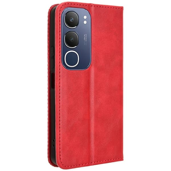 Bofink Vintage vivo Y19s lærveske - Rød Red