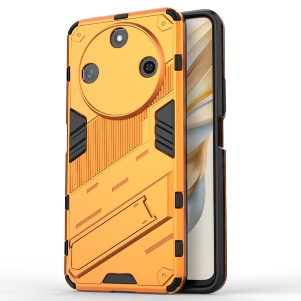 Stødsikkert moderne Honor X60 hybridcover - Orange Orange