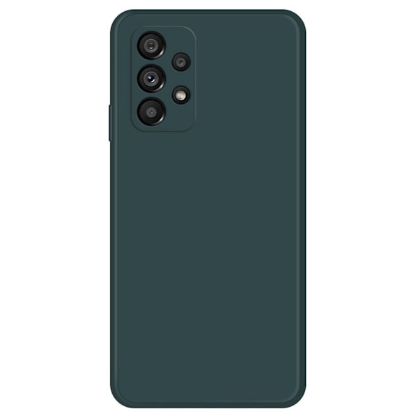 Skråt gummicover mod fald til Samsung Galaxy A53 5G - Sortliggrøn Green