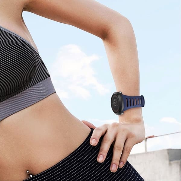 Suunto Ambit3 holdbar silikon klokkereim - Dark Blue Blue