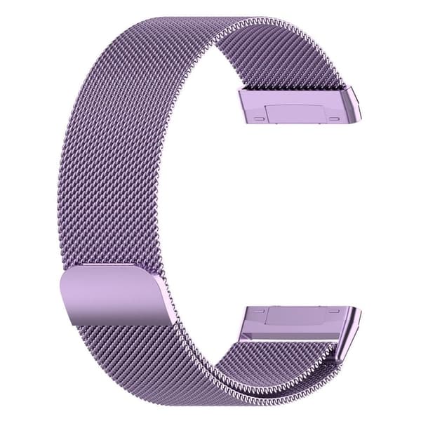 Fitbit Sense 2 / Versa 4 milanesisk klokkerem i rustfritt stål - Lys Lilla Størrelse: L Purple