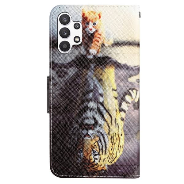 Wonderland Samsung Galaxy M32 5G / A32 5g Flippetui - Tiger Multicolor