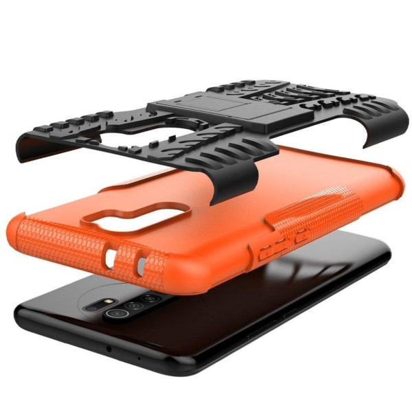 Offroad Suojakotelo Xiaomi Redmi 9 - Oranssi Orange