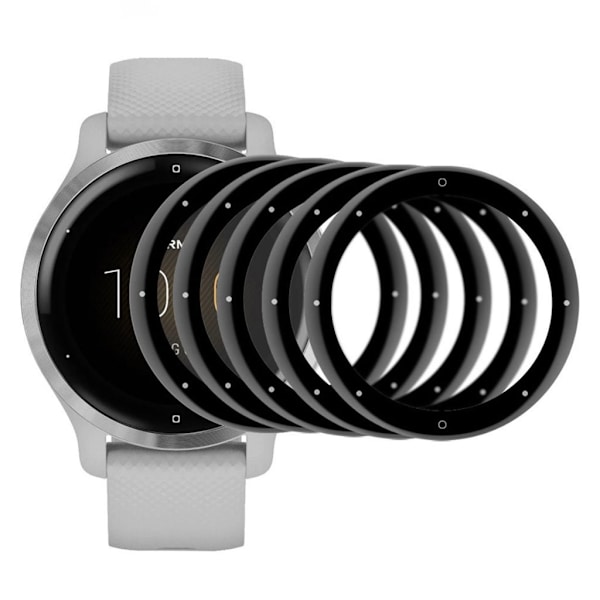 5Pcs ENKAY Garmin Venu 2S / Vivoactive 4S 3D näytönsuojain Black