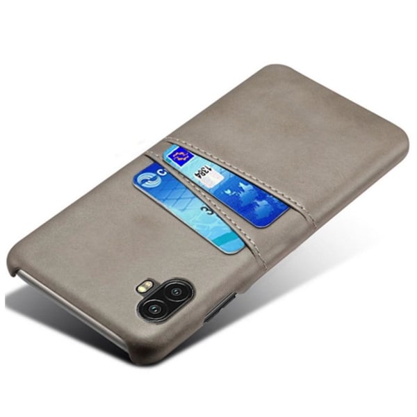 Samsung Galaxy Xcover 2 Pro skal med korthållare - Silver/Grå Silvergrå