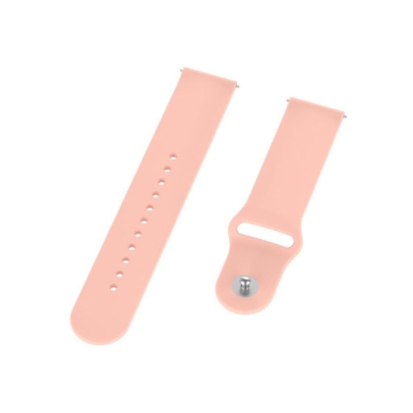 Xiaomi Mi Watch yksivärinen silikonikellonauha - Pinkki Pink