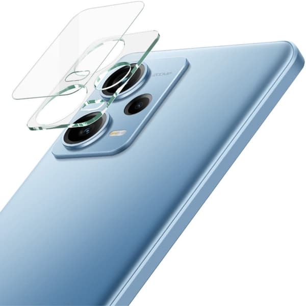 IMAK kameraskydd i glas med linsskydd i akryl för Xiaomi Redmi Note 12 Pro Plus Transparent