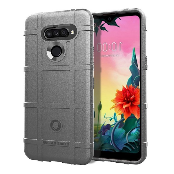 Rugged Shield LG K50S skal - Silver/Grå Silvergrå