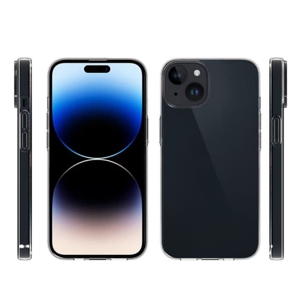 Lux-Case Airbag-deksel for iPhone 15 Transparent