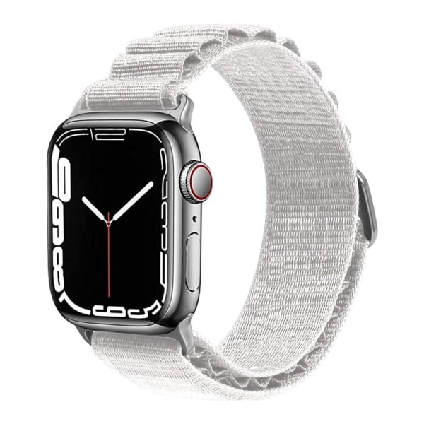 Apple Watch Series 8 (41mm) nylon-urrem - Hvid Størrelse: S White