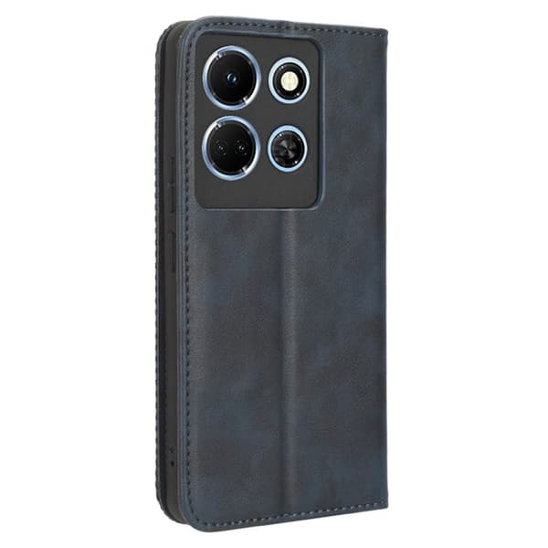 Bofink Vintage Infinix Note 30 Nahkakotelo - Sininen Blue