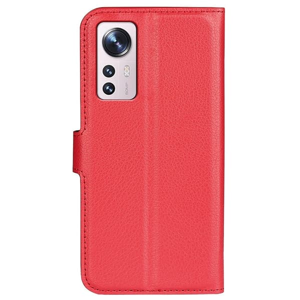 Classic Xiaomi 12 Lite flip etui - Rød Red