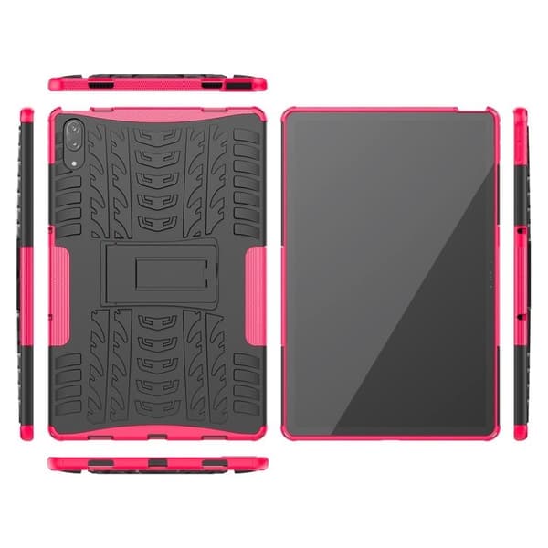 Lenovo Tab P11 Pro hybridfodral med däckdesign - Ros Rosa