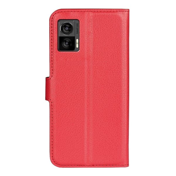 Classic Motorola Edge 30 Neo Flippetui - Rød Red