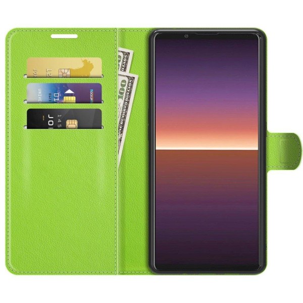 Classic Sony Xperia 1 III Flip etui - Grøn Green