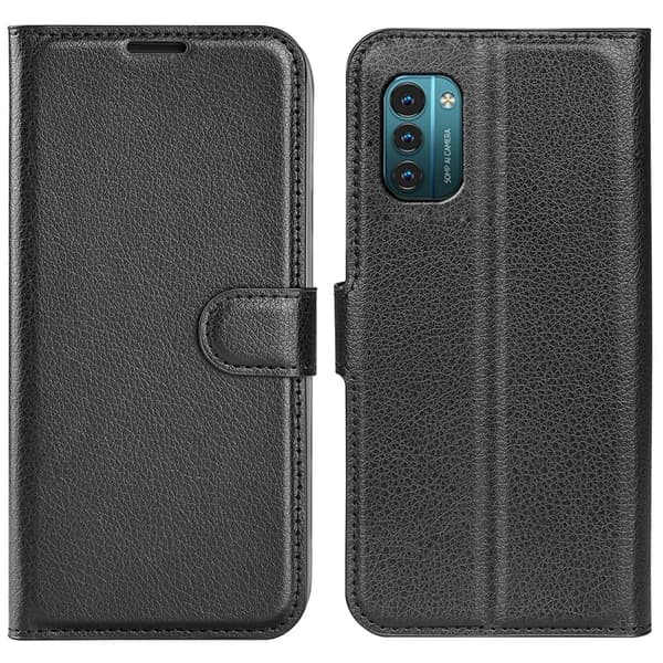 Classic Nokia G11 / Nokia G21 flip kuoret - Musta Black