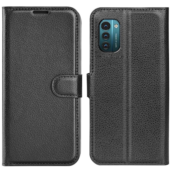 Klassisk Nokia G11 / Nokia G21 flip etui - Sort Black
