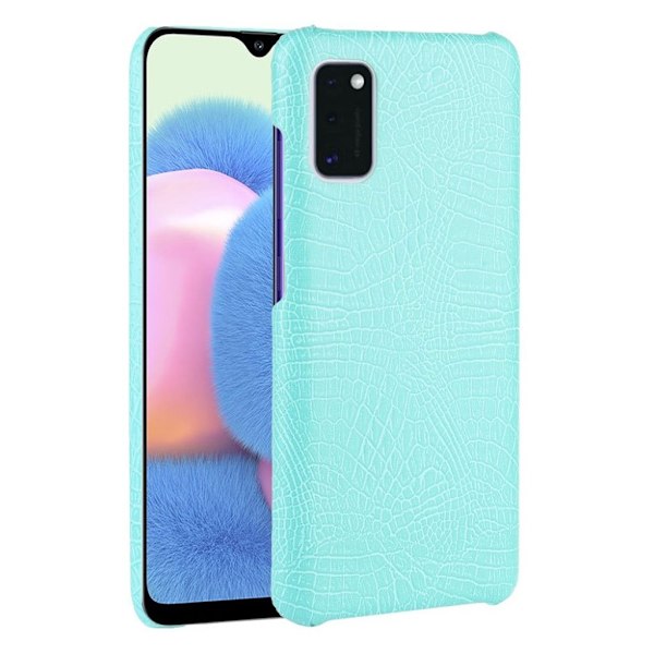 Croco Cover - Samsung Galaxy A41 - Babyblå Blue