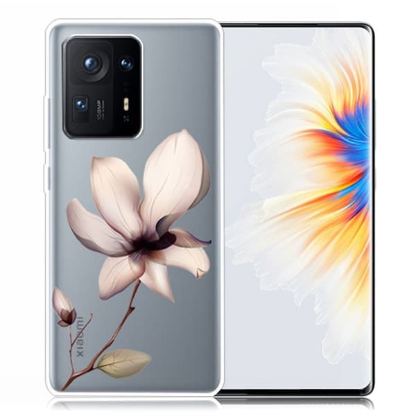 Deco Xiaomi Mix 4 Etui - Smukke Blomster White