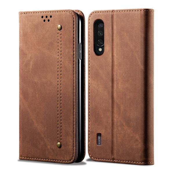 Jeans Xiaomi Mi CC9e / Mi A3 Flip case - Kaffe Brown