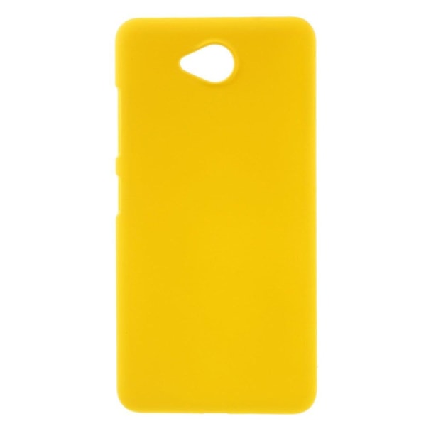 Microsoft Lumia 650 Kumi Päällystetty Kova Pc Muovikuori - Kelta Yellow